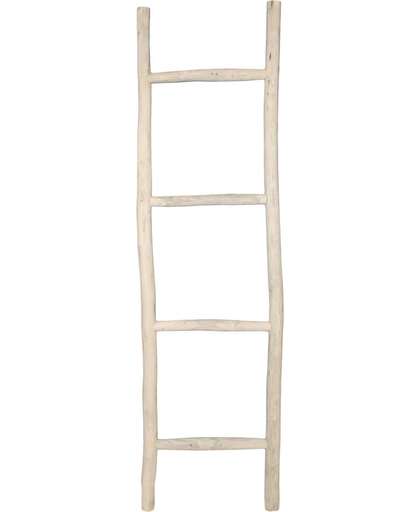 HSM Collection - Decoratieve ladder - naturel - teak