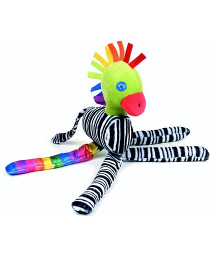 Zep! Zebra Knuffel Pluche Steun KIDSRIGHTS actie – 40x8x8cm | Knuffeltje voor het Goede Doel | Kinderspeelgoed
