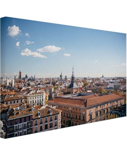 Het centrum van Madrid Canvas 180x120 cm - Foto print op Canvas schilderij (Wanddecoratie)