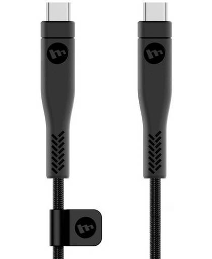 Mophie PRO 1m USB A USB C Mannelijk Mannelijk Zwart USB-kabel