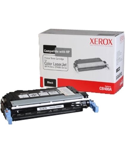 Xerox Zwarte toner cartridge. Gelijk aan HP CB400A. Compatibel met HP Colour LaserJet CP4005