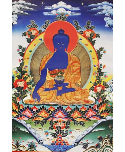 Yogi & Yogini naturals Thangka reproductie - Medicijn Boeddha 100 gram