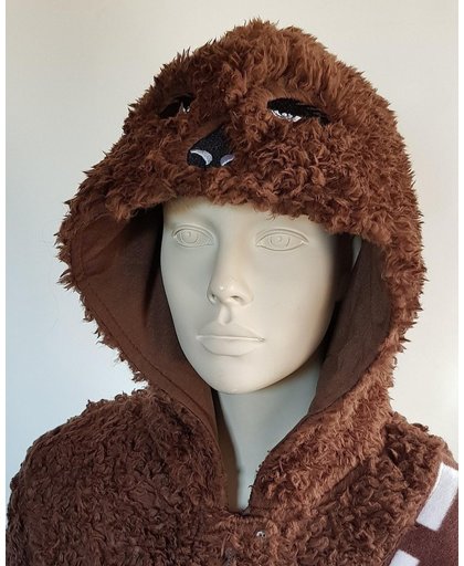 Onesie, Jumpsuit Star Wars "Chewbacca" fluffy face hooded