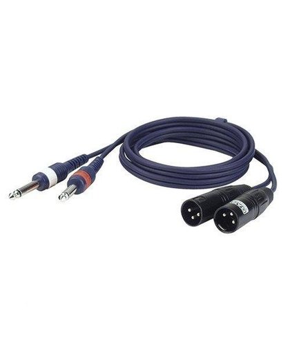 DAP Audio DAP kabel, 2 x XLR Male - 2 x Jack mono plug, 150cm Home entertainment - Accessoires