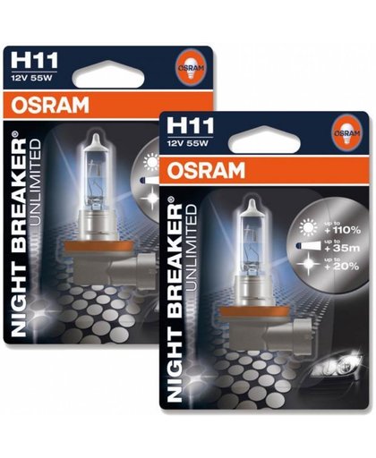 Osram Night Breaker Unlimited H11 Blister 1 Lamp