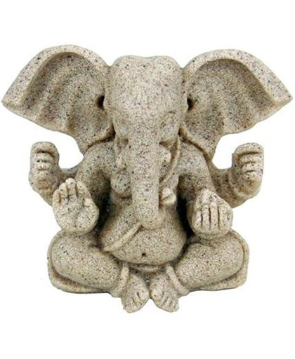 Yogi & Yogini naturals Ganesha beeld van zand (± 8 cm)