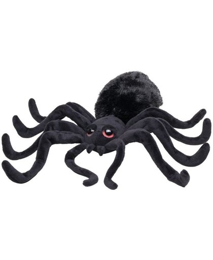 Halloween - Zwarte pluche spin knuffel 40 cm
