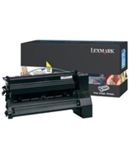 Lexmark C782, X782e 15K gele printcartridge