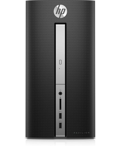 HP Pavilion 570-p550nd 3 GHz Zevende generatie Intel® Core™ i5 i5-7400 Zwart Mini Toren PC
