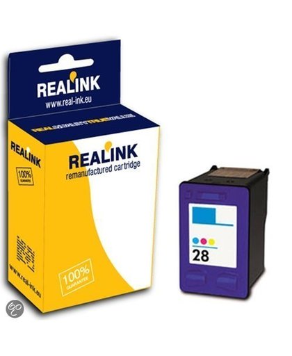 Merkloos - inktcartridge - geschikt voor HP 28 / C8728AE inktcartridge kleur (compatible)