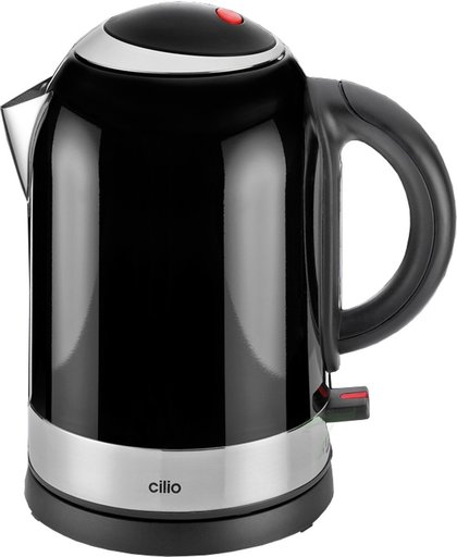 Cilio Retro Waterkoker, 1,7L zwart