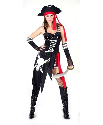Sexy piraten kostuum voor vrouwen - Verkleedkleding - Maat XL
