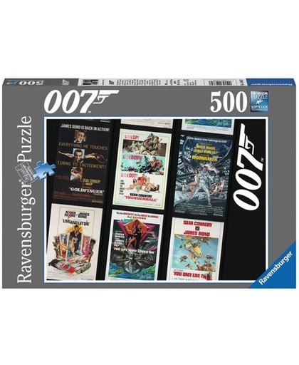 Ravensburger James Bond 007 Retro - Puzzel van 500 stukjes