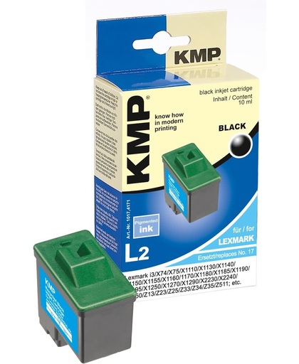 KMP L2 Zwart inktcartridge