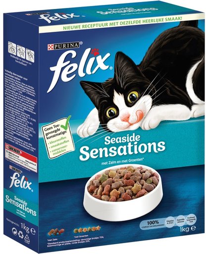 FELIX Seaside Sensations - Zalm & Groenten - Kattenvoer - 1 kg