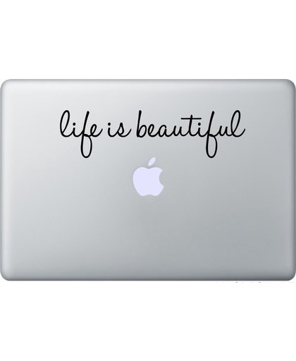 Life is beautiful MacBook 11" skin sticker