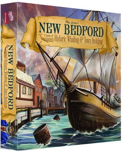 New Bedford Bordspel | A game of Historic Whaling & Town Building | Dice Hate Me Games | Engels