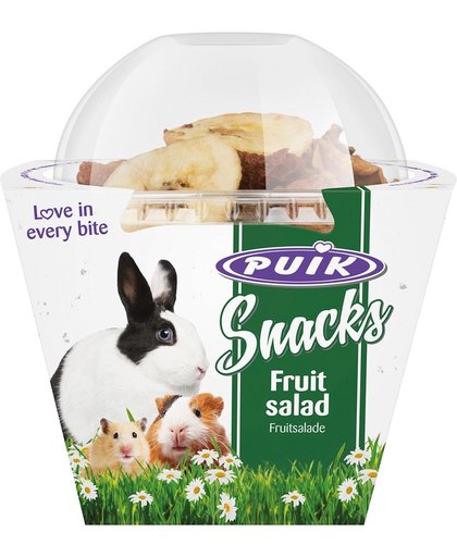 Puik Snacks Fruitsalade - Knaagdier - Snack - 2 x 65 gr