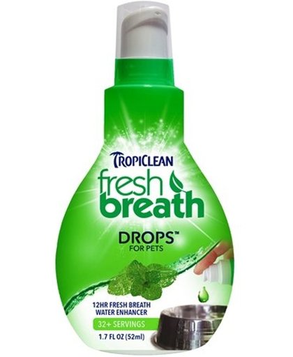 Tropiclean fresh breath drops 52 ml