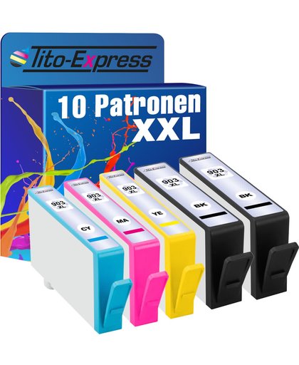PlatinumSerie® 10 inktpatronen XXL compatible voor HP 903XL