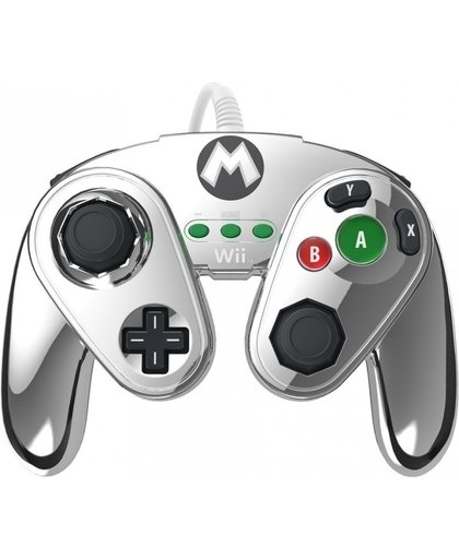 Wii U Wired Fight Pad - Metal Mario