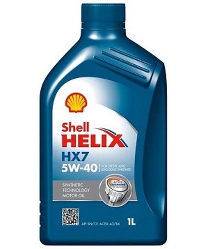 Shell Helix HX7 5W40 1 liter Motorolie