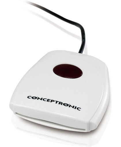 Conceptronic CSMARTID smart card reader Zwart, Wit USB 2.0