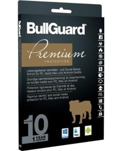 Bullguard Premium Protection / 10 User / 1 jaar / Multi-Device