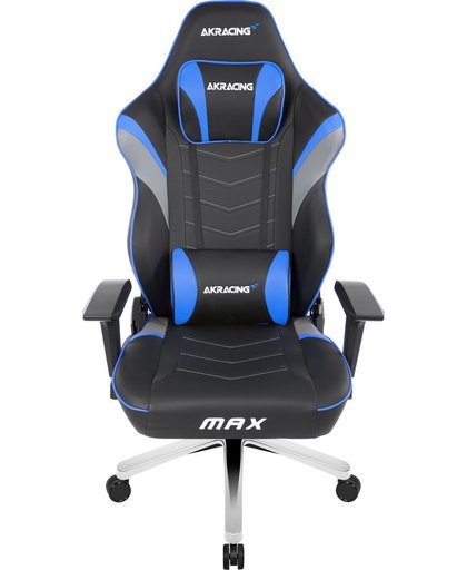 AKRacing Master Max - Gaming Racestoel - Blauw PU-leer