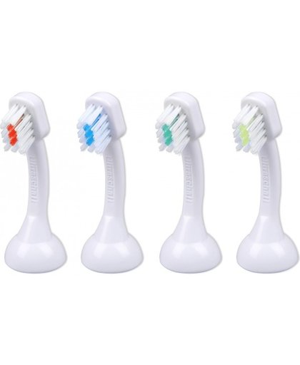 Emmi-dent opzetborstel voor elektrische tandenborstel (rood, groen, blauw en geel)