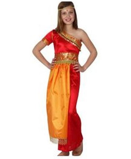 Kostuum Indisch Meisje -Maat:7-9 years
