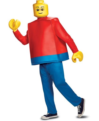 Luxe Lego® figuurtje kostuum voor volwassenen - Verkleedkleding