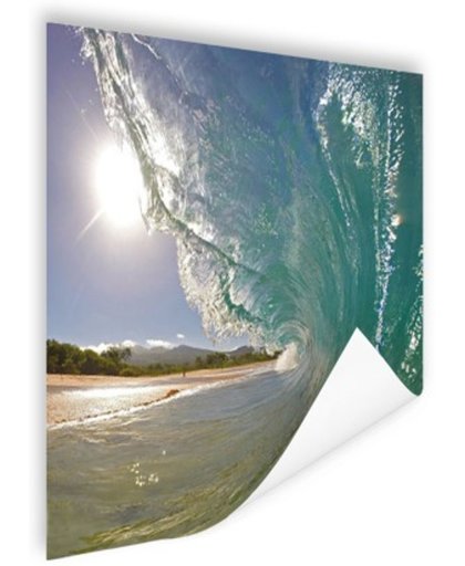FotoCadeau.nl - Golven Oceanie  Poster 60x90 cm - Foto print op Poster (wanddecoratie)