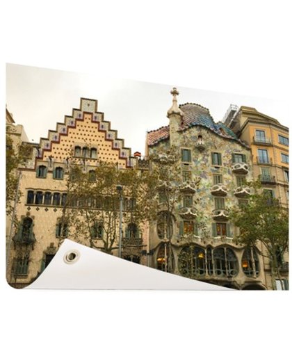 FotoCadeau.nl - Architectuur van Gaudi Tuinposter 60x40 cm - Foto op Tuinposter (tuin decoratie)