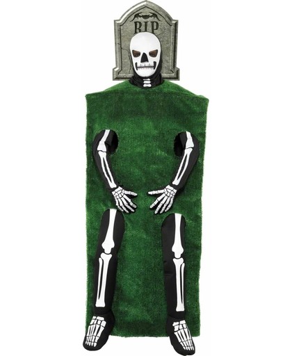 Skelet in een graf kostuum voor volwassenen - Verkleedkleding - Medium