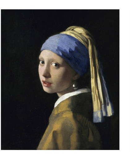 Meisje met de parel Vermeer - Diamond Painting 30x40 (Volledige bedekking - Vierkante steentjes)