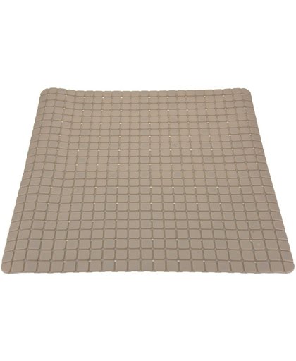 Beige antislip mat voor douchekabine 55 cm - badmat