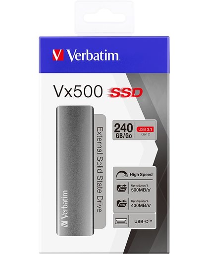 Verbatim Vx500 240 GB Zilver
