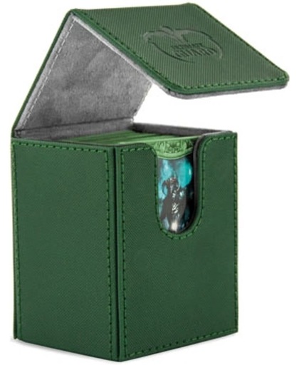 Ultimate Guard Flip Deck Case 100+ Standard Size XenoSkin Green