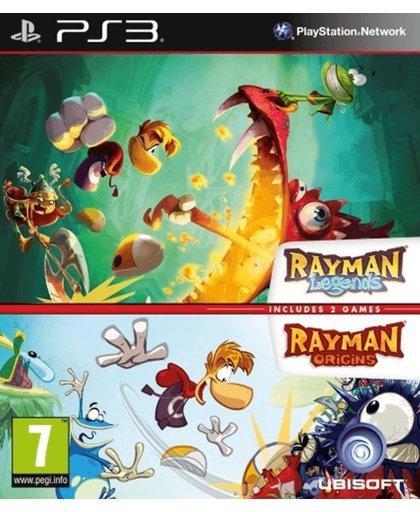 Sony Rayman Legends + Rayman Origins, PS3 video-game PlayStation 3