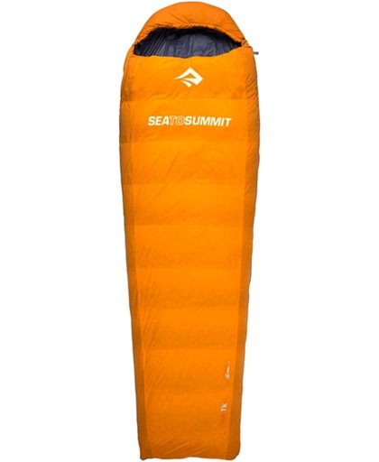 Sea to Summit - Trek TkI Long Rits Links - Slaapzak 650+ dons - Comfort: 5° - 880g - Oranje