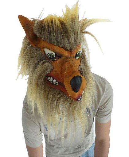 Wolf masker voor volwassenen