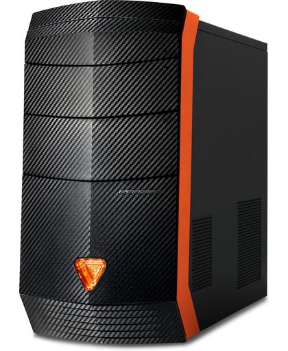 MEDION ERAZER P66037 2.8GHz i5-8400 Intel® 8ste generatie Core™ i5 Zwart, Oranje PC