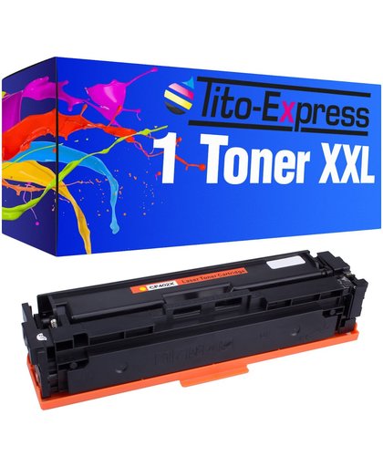 Tito-Express PlatinumSerie PlatinumSerie® Toner XXL compatibel voor HP CF402X/A 201X 201A Yellow