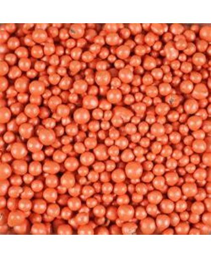 Gekleurde Klei Korrels / Deco Pearls 4-8 mm - ORANJE - Bodembedekking Bloempotten en Plantenbakken - Zak 4 liter