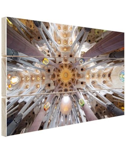 FotoCadeau.nl - Sagrada Familia details Hout 60x40 cm - Foto print op Hout (Wanddecoratie)