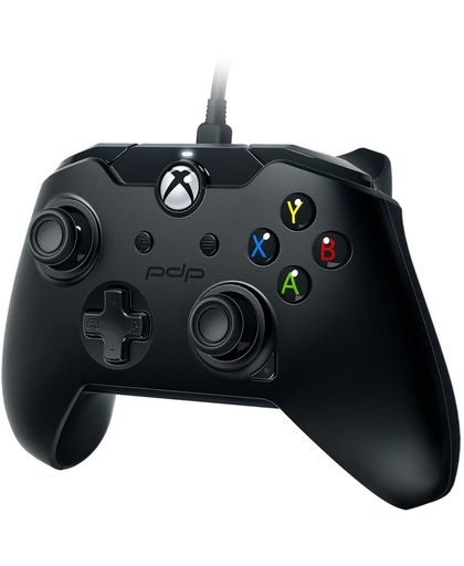 PDP Gaming Controller - Official Licensed - Xbox One + Windows 10 - Zwart