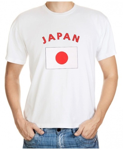 Japan t-shirt met vlag Xl