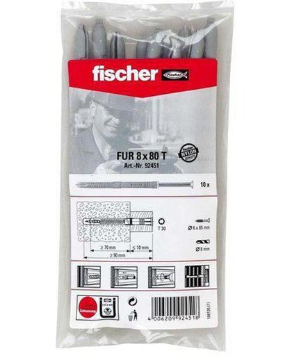 Fischer Kozijnplug FUR 10X100 SSB (10x) 062605