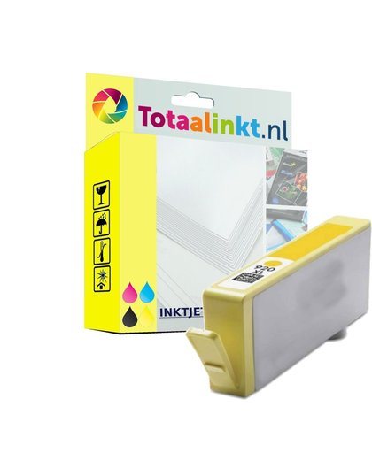 Inkt voor HP Officejet 6500 E709a |  geel | huismerk